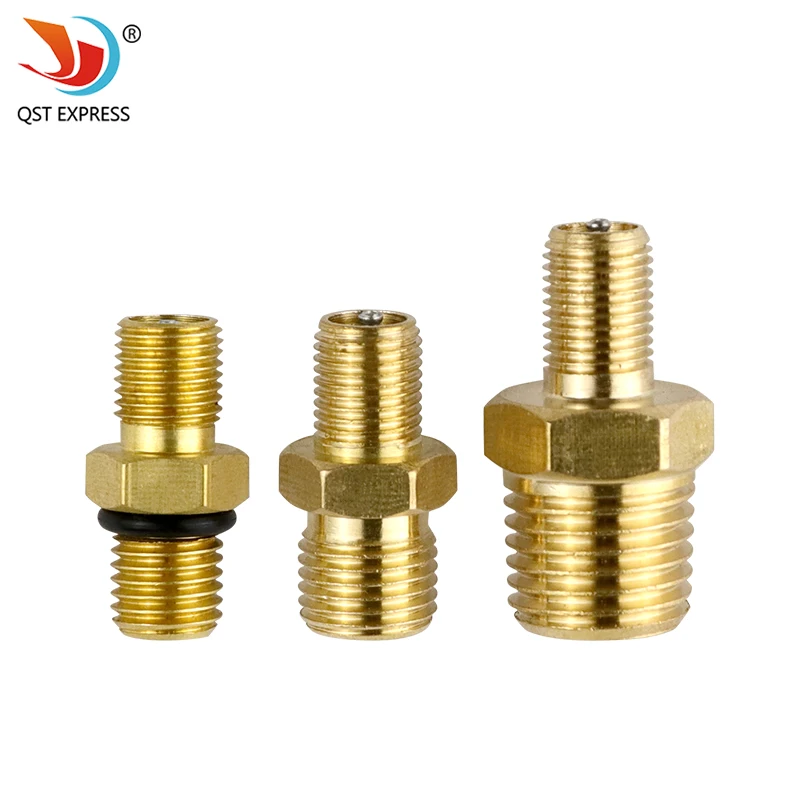 Copper Valve Caps 1/8 NPT 1/4 Brass Valve Stems Copper Tire Valves Car Motorcycle Bike Tires Durable