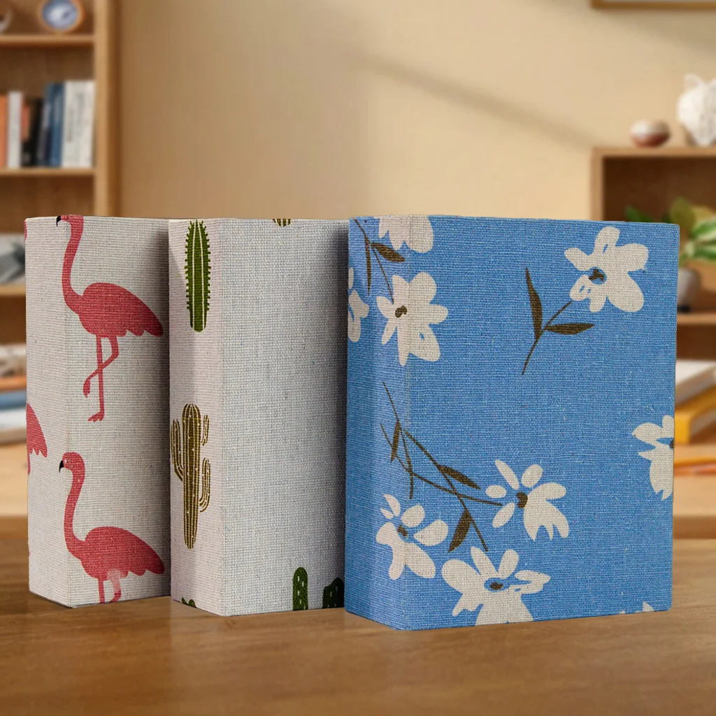 6 Inch 100 Pages Photo Album Leaves Flamingos Flowers, Polaroid Album for School, Christmas New Year Wedding Valentine Gift