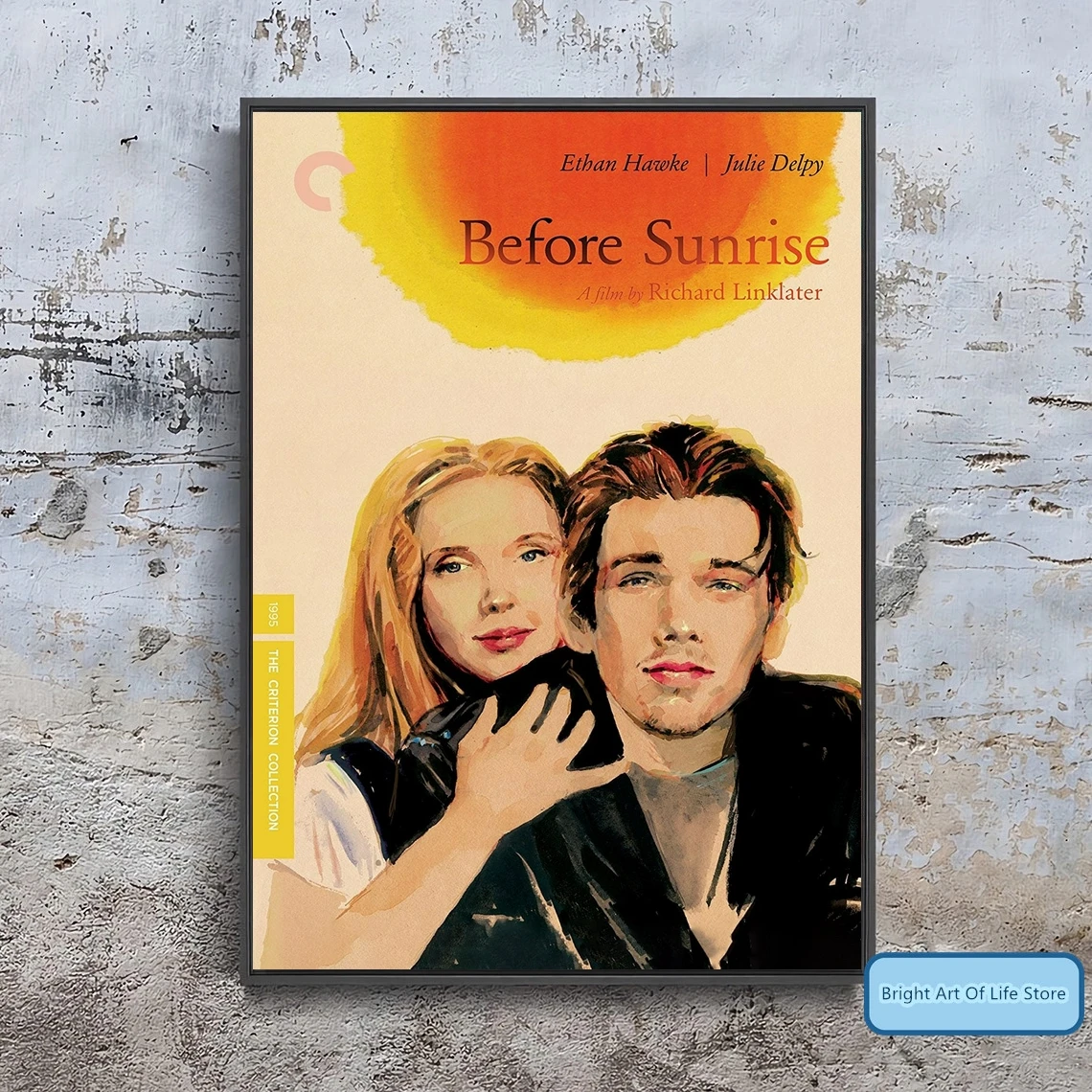 

Before Sunrise (1995) Movie Poster Cover Photo Canvas Print Wall Art Home Decor (Unframed)