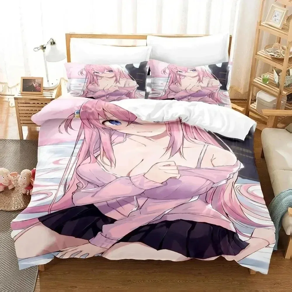 

Anime Hitori Gotoh Bocchi the Rock 3D NEW Duvet Cover Pillowcase Bedding Set Adult Boy Girl Bedroom Children Single Double Large