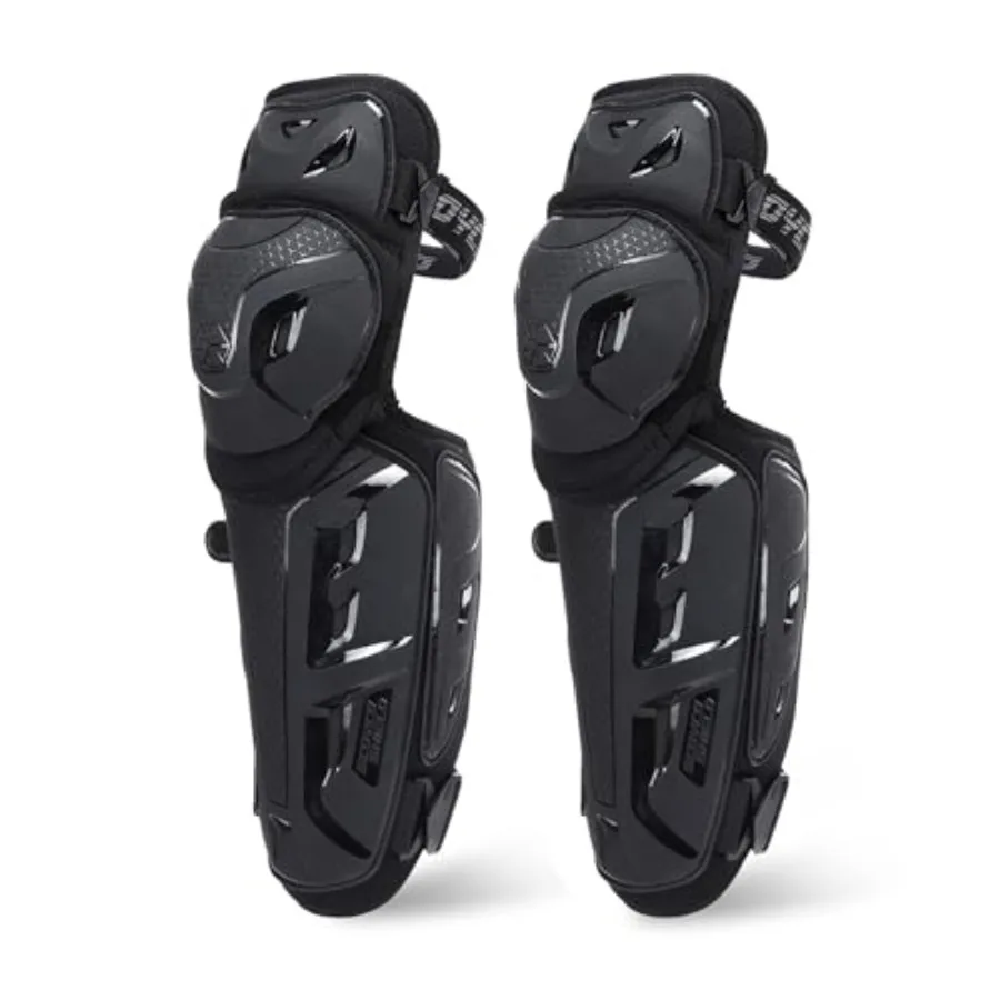 

Motorcycle Knee Pads for Men - CE Level 1 Motocross Knee Shin Guards Protective Gear with 5°-180° Knee Flexibility Design and A