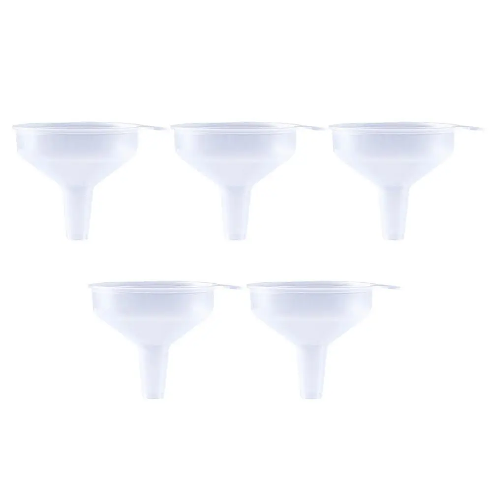 Clear Plastic Funnel With Narrow Spout For Filling Oil Bottles Dispenser Large Caliber Can Be Hung Funnel Kitchen Tools