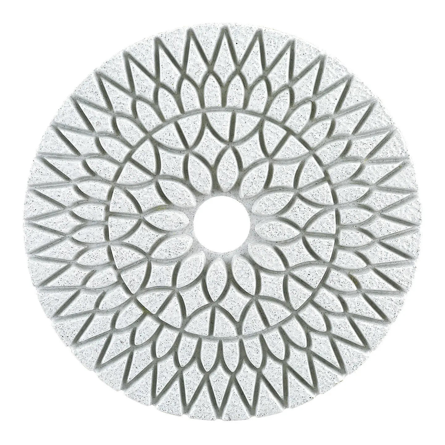 3 Stück 3-Stufen 4-Zoll Diamant-Polierpads Flexible Nass-Polierscheibe aus Granitharz zum Polieren von Marmor und Beton – Detail 5