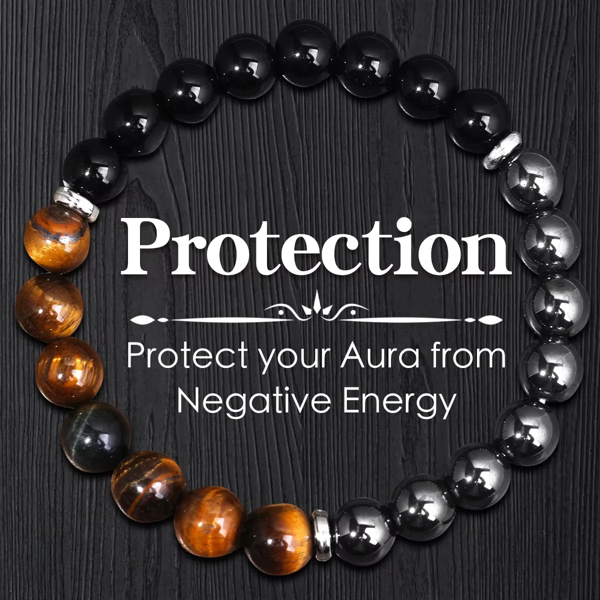 Pulsera de piedra prosperidad abundancia pulsera curativa relajación, pulsera de mejora de éxito Pulseira da sorte Pulsera de la