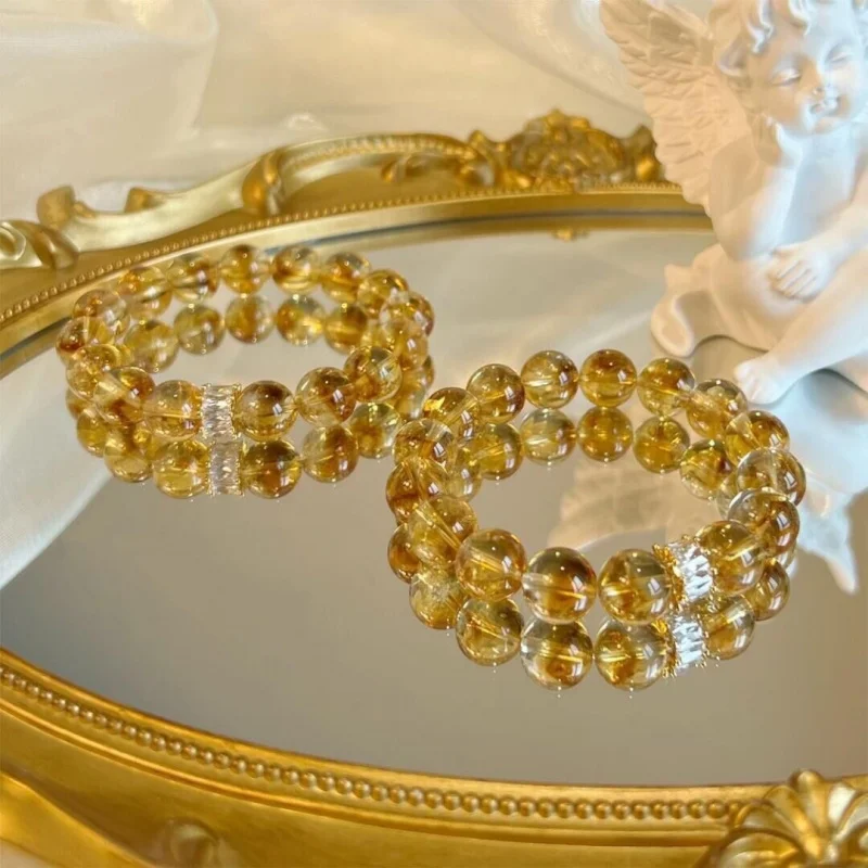 

Natural Mountain Yellow Assay Bracelet Best Friend Girlfriend