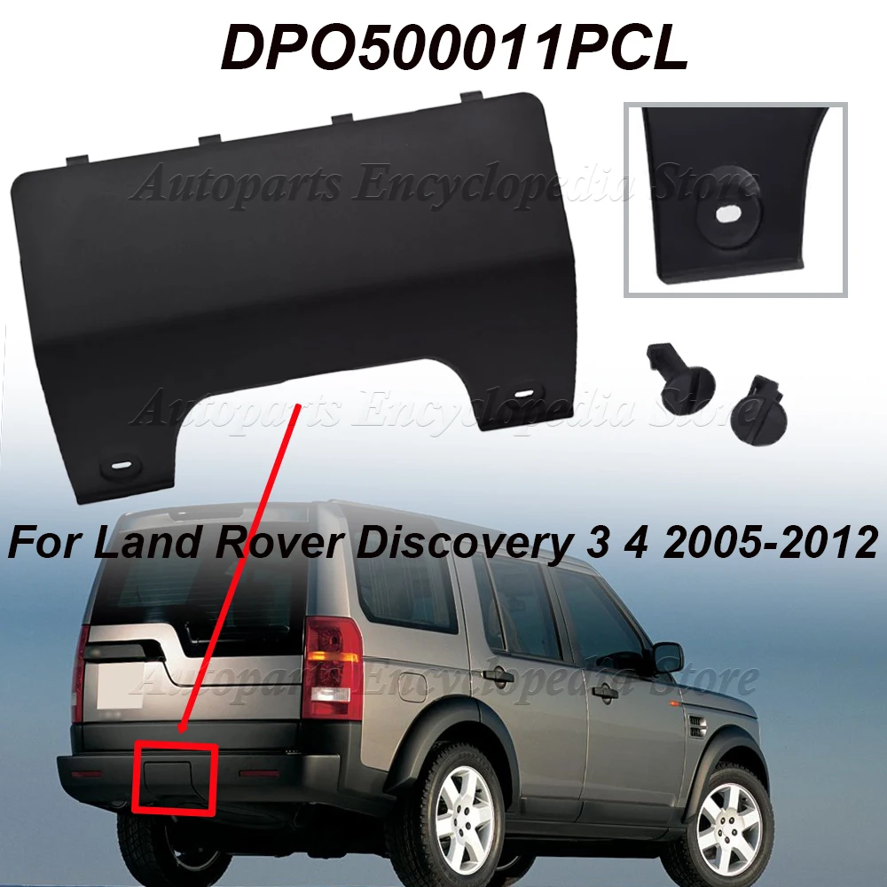 For Land Rover LR3 LR4 Discovery 3 4 2005-2012 DPO500011PCL Car Rear Bumper Tow Eye Hook Cover Fixing Clip