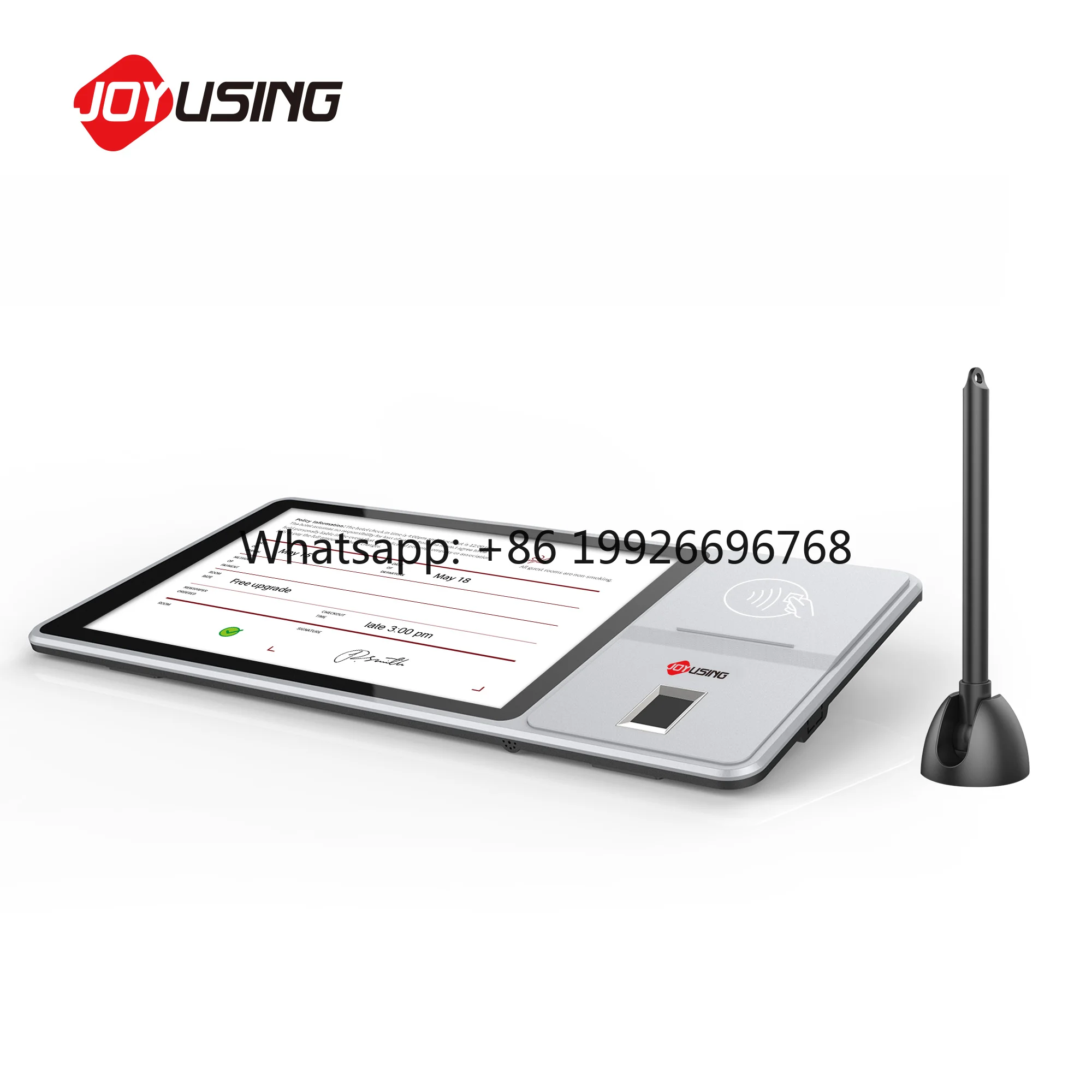 Graphics Drawing Tablet 10 Inch Signature Pad with Pressure Sensitivity Tilt Support Passive Pen with Large Screen