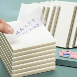 1pcs 50 Sheets Transparent Sticky Note Pads Waterproof Self-Adhesive Translucent Notepads Posits Sticks School Office Stationery