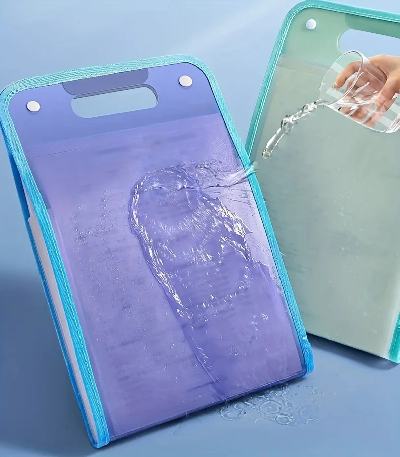 Portable A4 File Bag 13 Layers Large Capacity File Clip Storage Bag Travel School Organizadores Office Stationery Sorting Bags