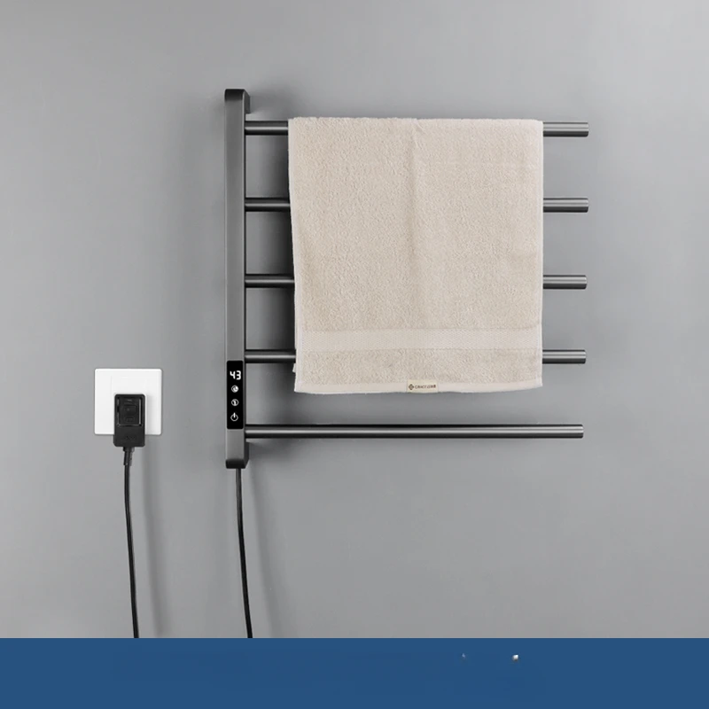 WIFI Smart Electric Towel Rail, Bathroom, Toilet, Household Drying, Dehumidification, Sterilization, Digital Display,