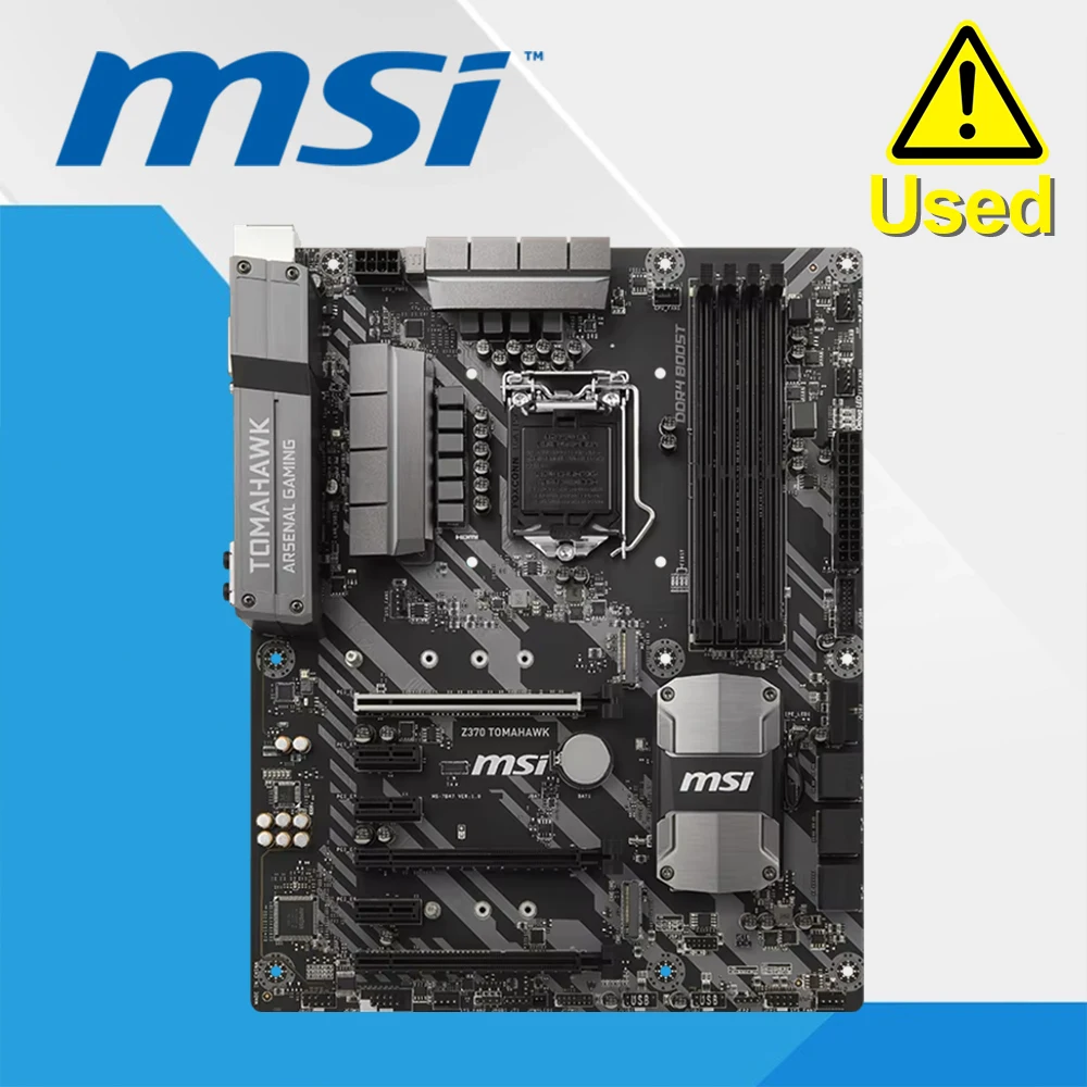 MSI Z370 TOMAHAWK LGA 1151 Intel Z370 HDMI ATX Intel Motherboard
