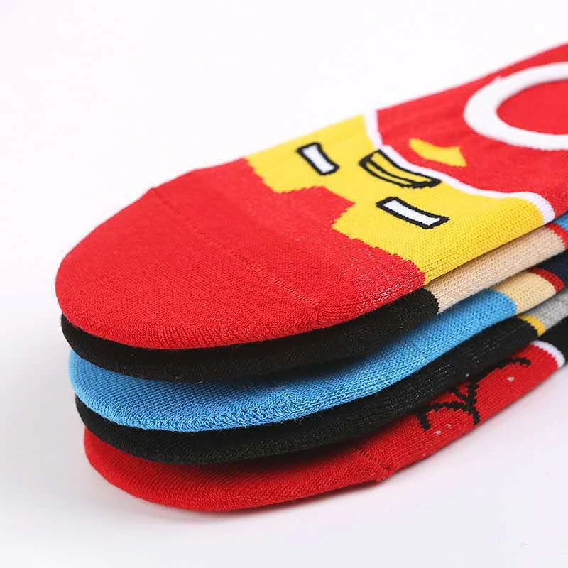 5Pairs Set 1-12Years Cute Cartoon Newborn Baby Boys Socks Non Slip Cotton Cartoon Kids Socks For Boys Girls Toddler Floor Sock