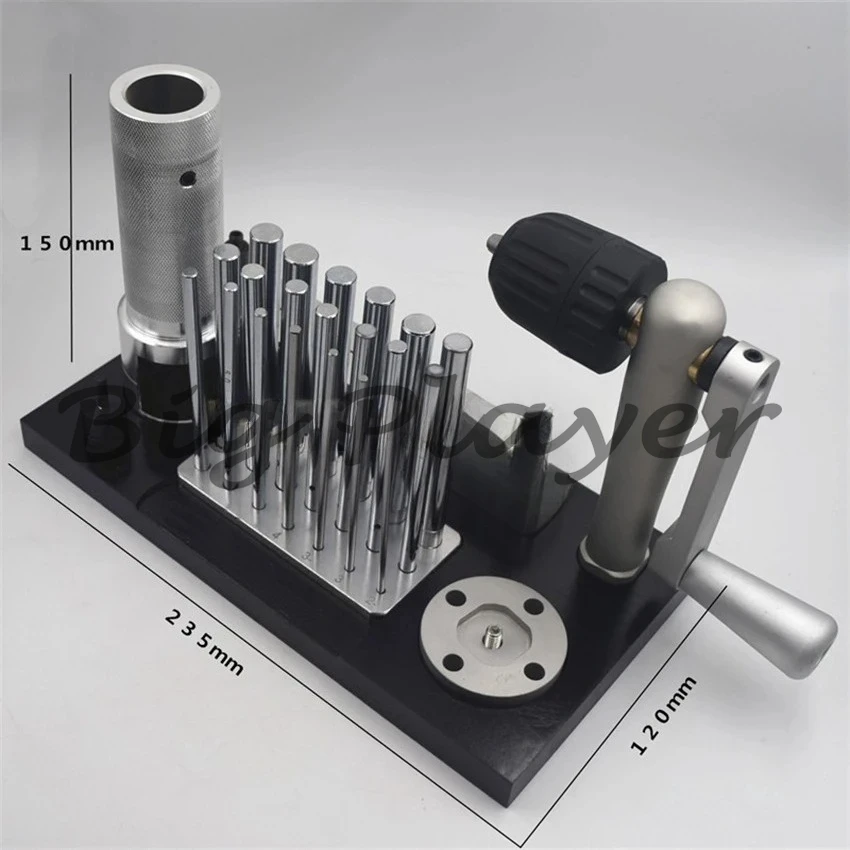 Desktop Professional Stainless Steel Manual Jump Ring Maker Machine  Tool Wire Drawing Machine  Collar Tool