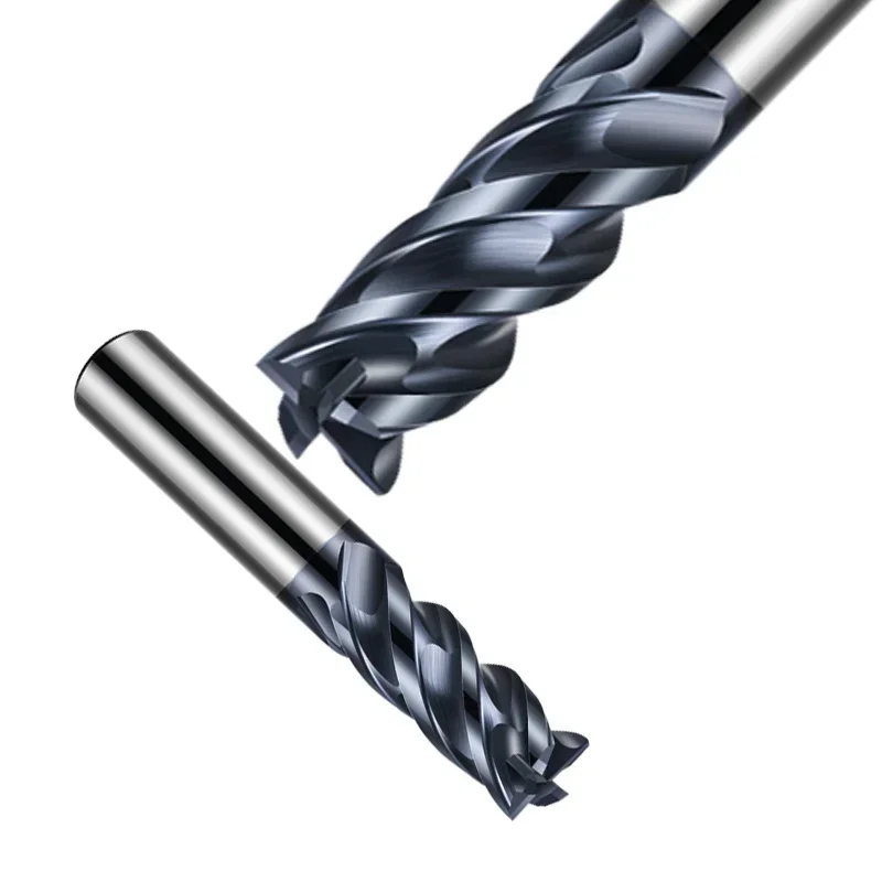 1PC Double Core Diameter U Slot Stainless Steel Milling Cutter 4 Flute CNC Machine Tool Special Milling Cutter For Alloy