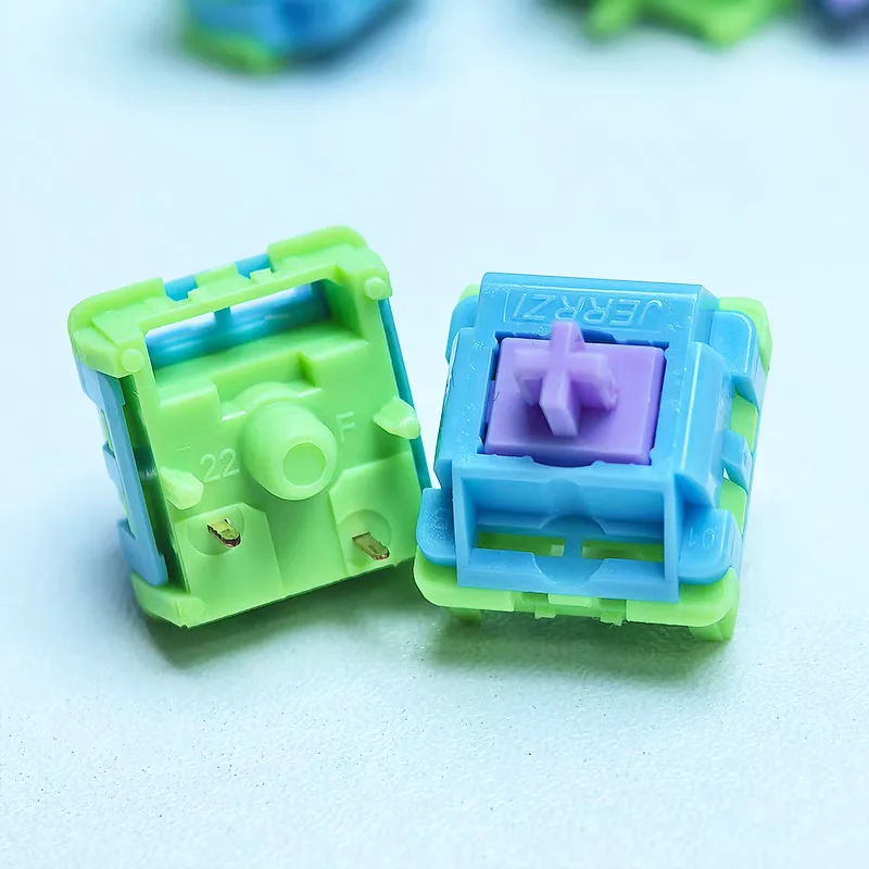 

JERRZI линейный Радужный переключатель низкого давления LY HIFI 5 контактов 42gf игры офисная настройка механическая клавиатура заводская смазка