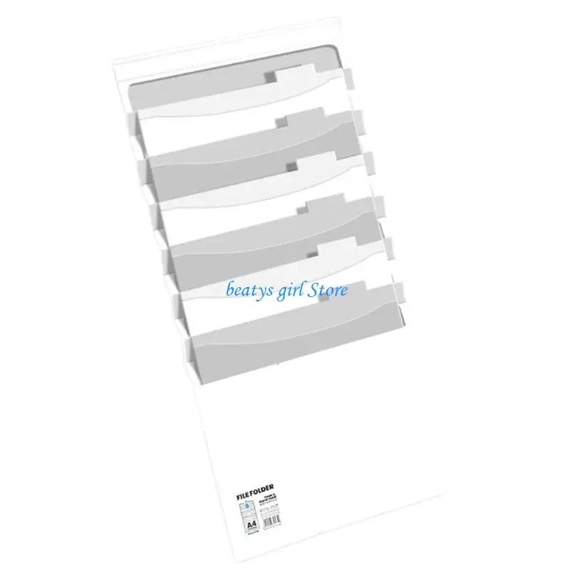 C7AB Складный документ Держите пластиковый мультисорный организатор.