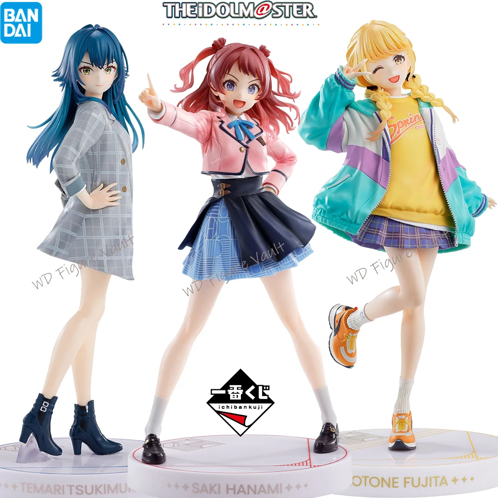 

In stock Bandai Ichiban Kuji Gakuen Idol Master Part2 Saki Hanaumi Tsukimura Teki Kotone Fujita Premium Collectible Model Gift