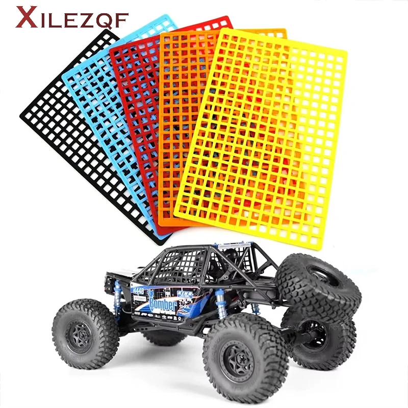 XILEZQF Simulation Rubber Net RC Car Window Luggage Net for Traxxas TRX4 Slash UDR Axial SCX10 Wraith RR10 1/8 1/10 1/12