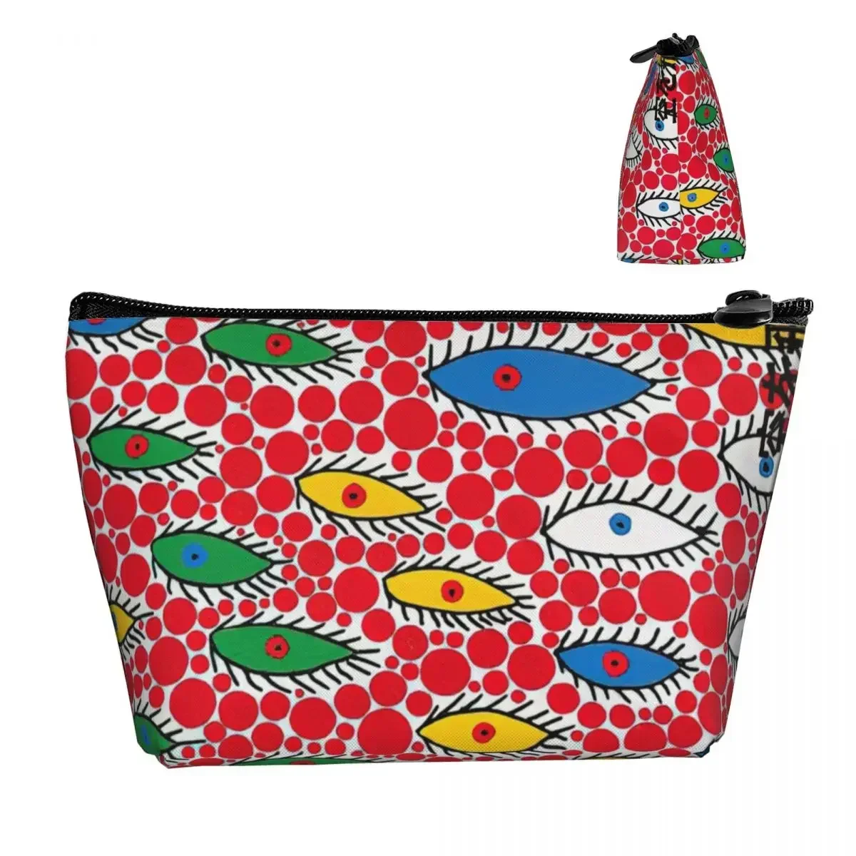 Kawaii Yayoi Kusama Eyes In The Sky Travel Toiletry Bag for Women Makeup Cosmetic Bag Beauty Storage Dopp Kit