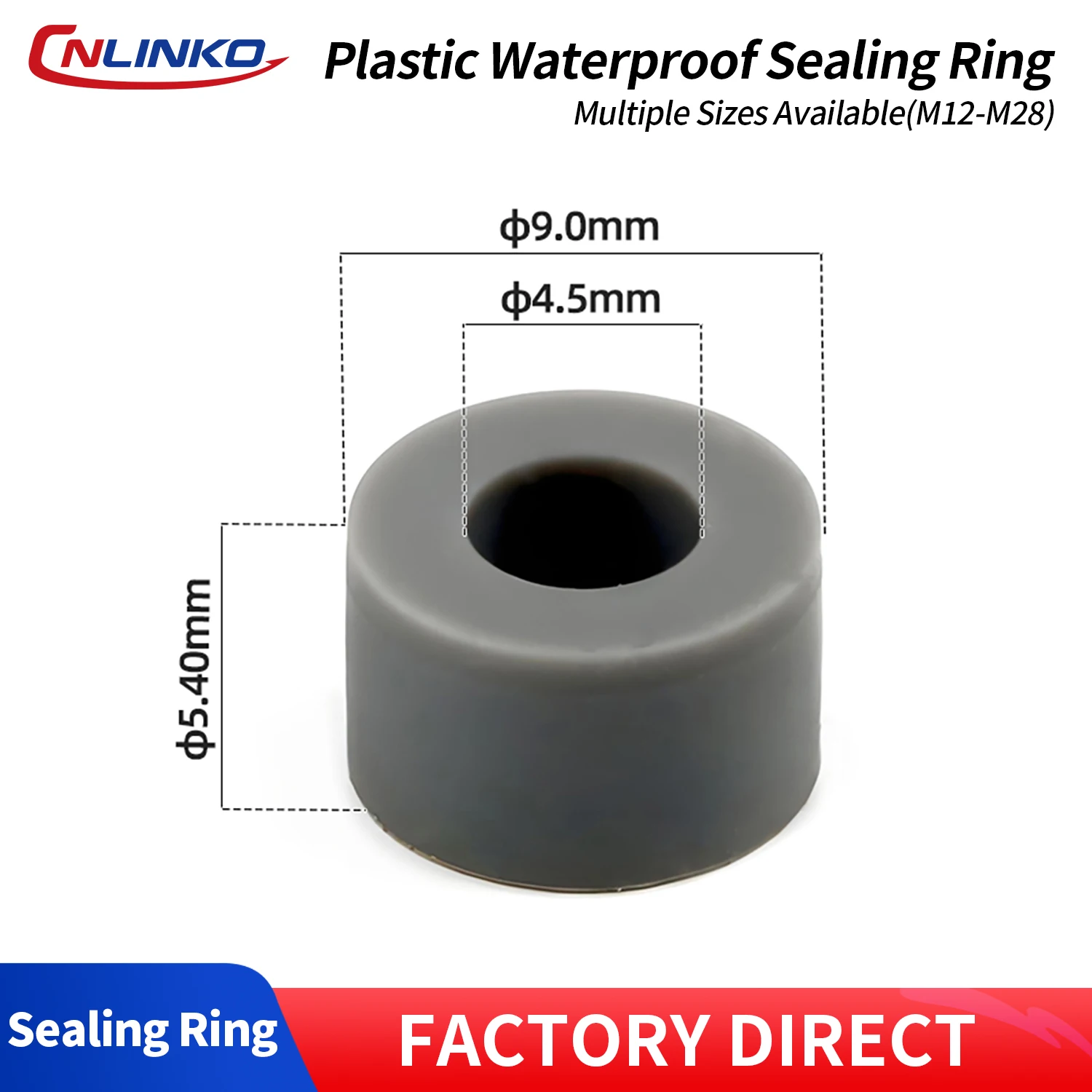 CNLINKO Plastic Waterproof Sealing Ring Replacement for LP12 LP16 LP20 LP28 BD20 M20