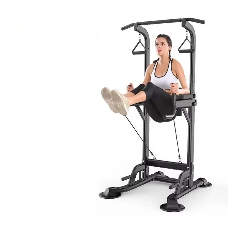 

Home Gym Strength Training Workout Equipment Adjustable Power Tower Pull up Bar Dip Station