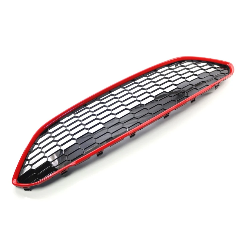 

Suitable for 13-16 Ford Fiesta Modified Honeycomb Red Middle Grid, Front Bumper Grille 1778260