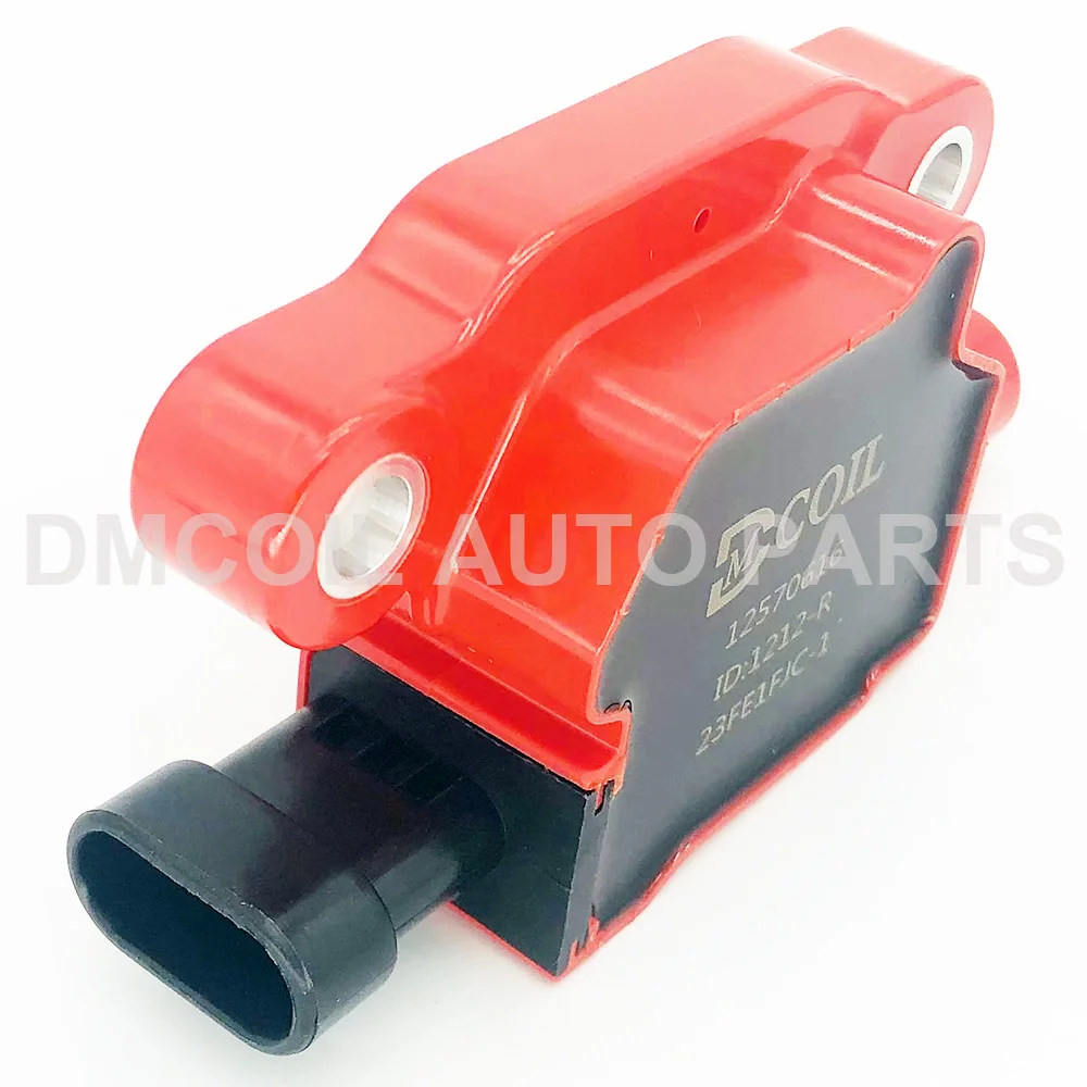 RED IGNITION COIL FOR CDILLAC CTS ESCALADE CHEVROLET CORVETTE SILVERADO SUBURBAN TRAILBLAZER GMC CANYON SAVANA 12570616 12619161