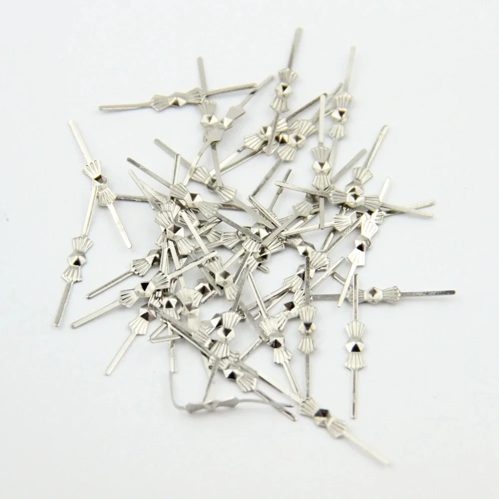100PCS Metal Bow Tie & Butterfly Buckles, Crystal Chandelier Connector Pins for Ceiling Light Lamp Parts