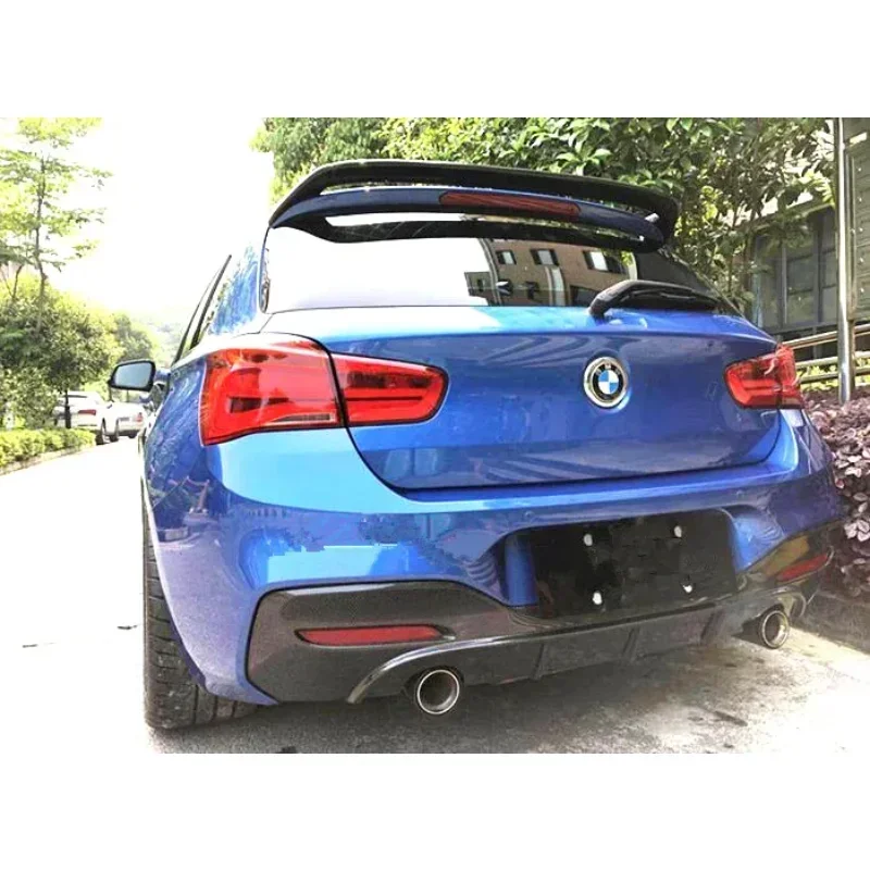 For BMW M135i LCI M140i F20 F21 Carbon Fiber Rear BUMPER Diffuser Lip CAR STYLING 2017 -18