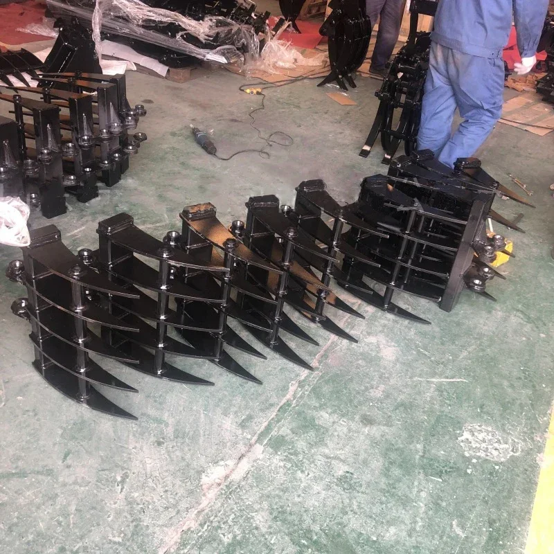 Завод OEM поставляет на мини-экскаваторные грабли