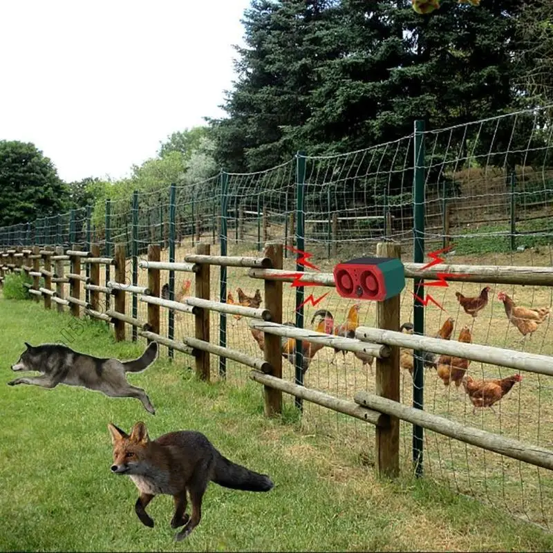 Solar Animal Driver Solar Alarm ABS Material Suitable for Farm or 4XFB