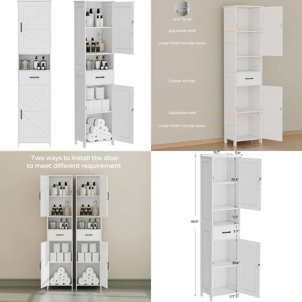 67-Inch Tall Bathro…