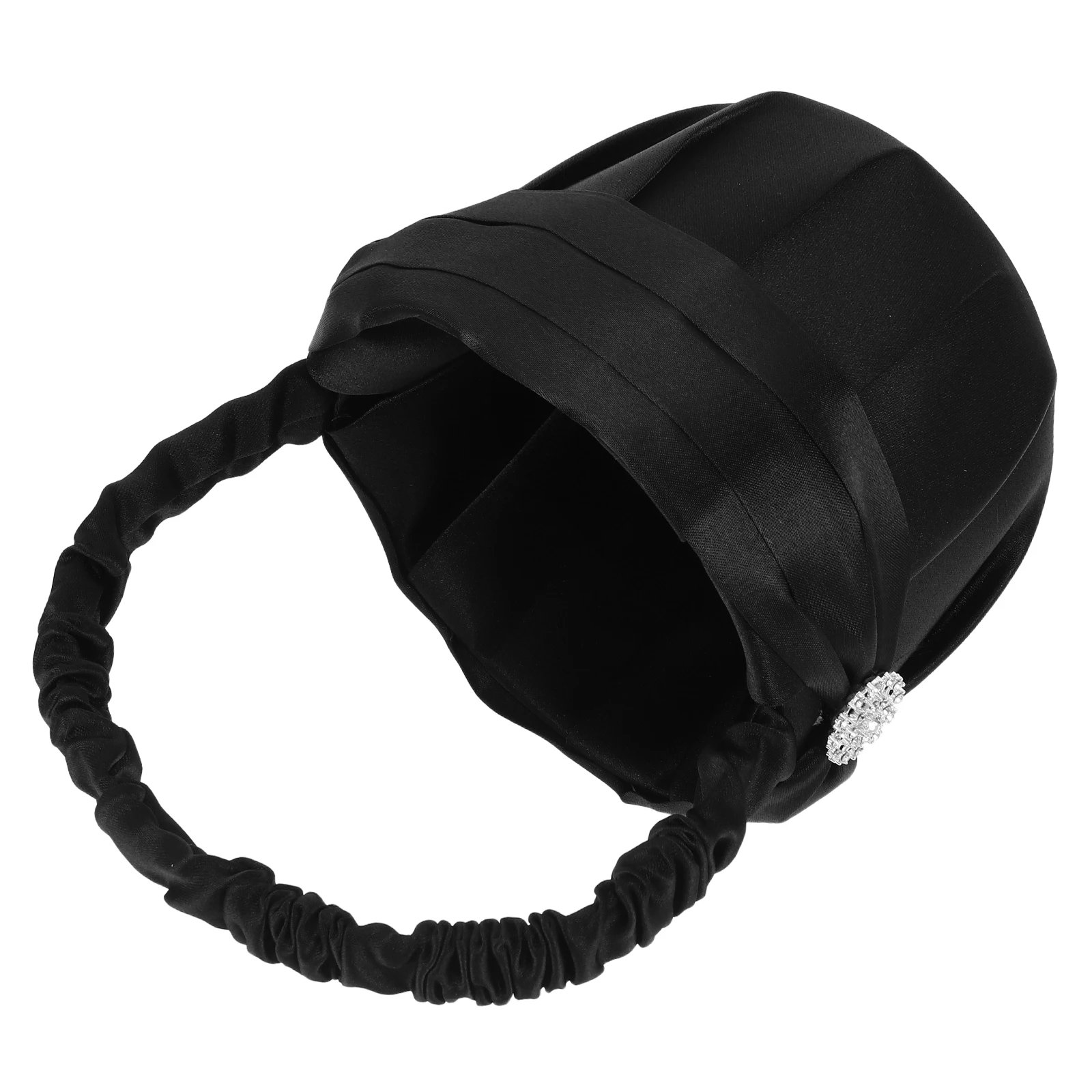 

Black Rhinestone Wedding Flower Basket Small Petal Children Hand Baskets Girls Ceremony Supplies Lightweight Sturdy Modern