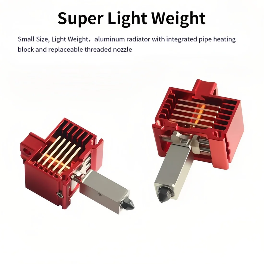 Upgrade TZ3.0 Hotend for BambuLab P1S P1P X1 X1C TZ V3.0 Upgrade Hotend for Bamboo All Metal Hotend High Temperature Print Head