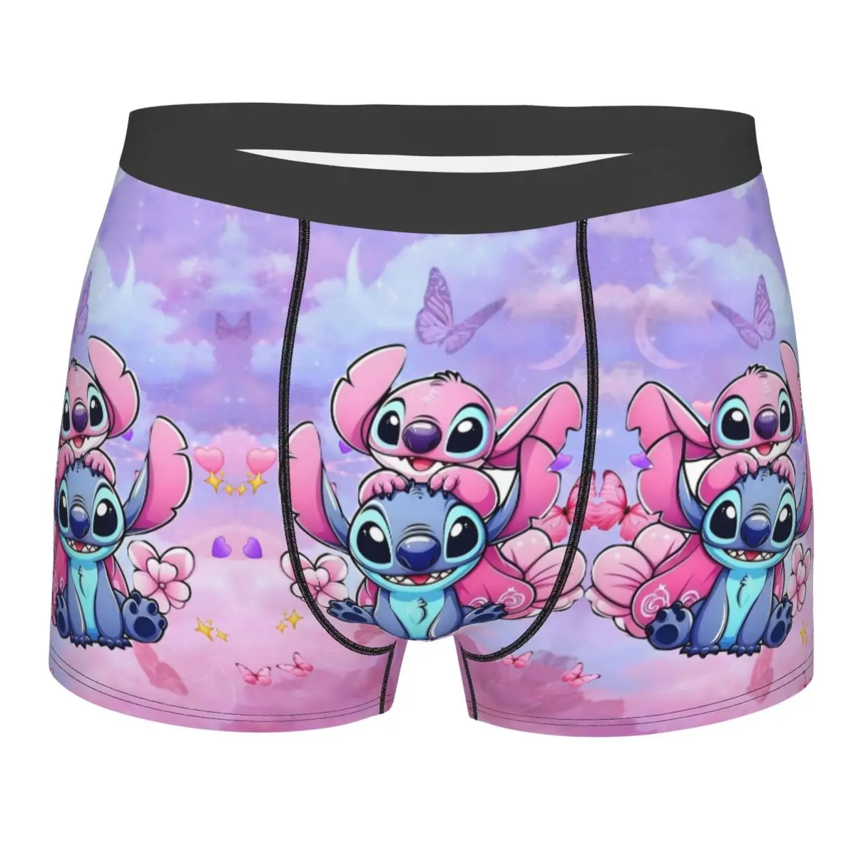

Custom Stitch Printed Boxers Shorts Men Cute Cartoon Briefs Underwear Funny Underpants