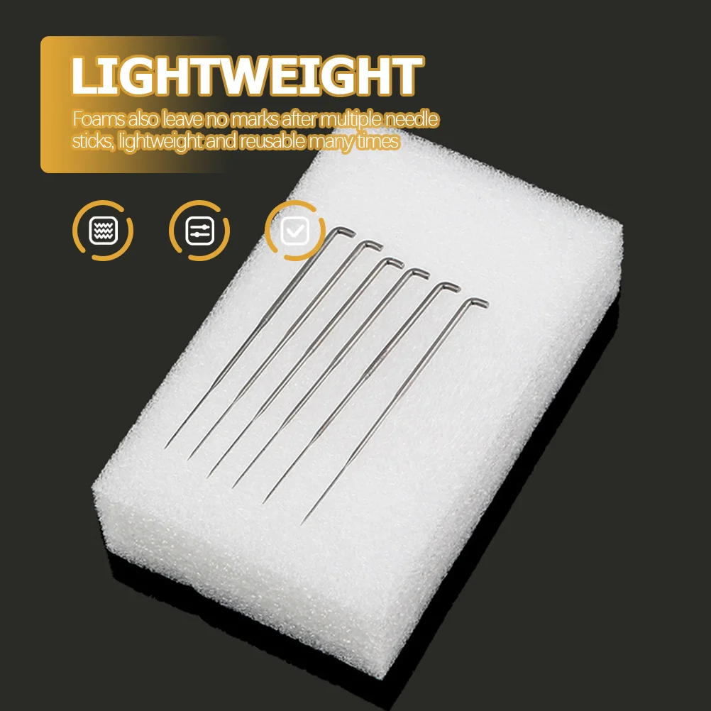 

4pcs Wool Felting Foams Pad Thick Reusable Needle Felting Mat For Diy Crafts White Square Felt Work Surface Tool Craft Mat