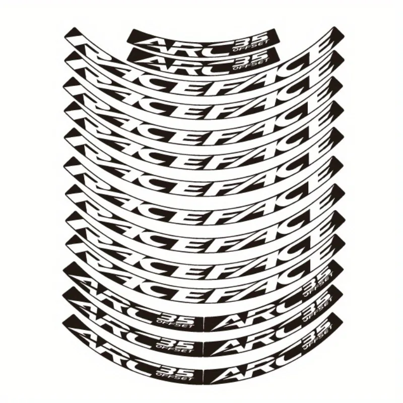 

17 Pieces/Sheet, Riding Stickers and Decorations for RAFA ARC35 Mountain Bike Wheelsets - Bike Accessories, Bike Stickers