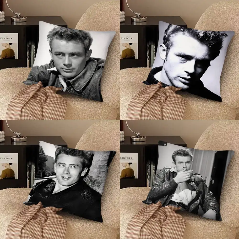 Actor J-James D-Dean Pillow Case Fashion Square Pillowcase Bedroom Sofa Room Ins Decoration Leisure