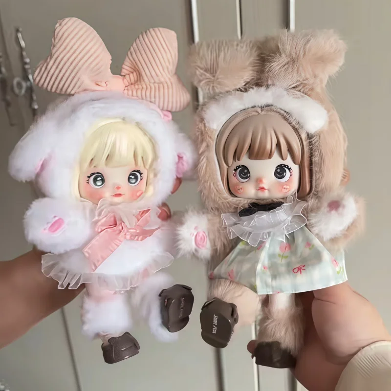 

Серия Nommi Forest Kingdom: Коллекционные плюшевые и виниловые куклы-фигурки с пятью подвижными суставами, милые и модные украшения для рабочего стола, подарок для девочек