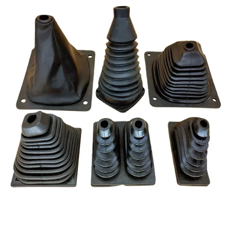 غطاء غبار رافعة شوكية ، رافعة تروس رافعة ، مقبض صمام متعدد الاتجاهات ، كم مطاطي ، جلد غبار