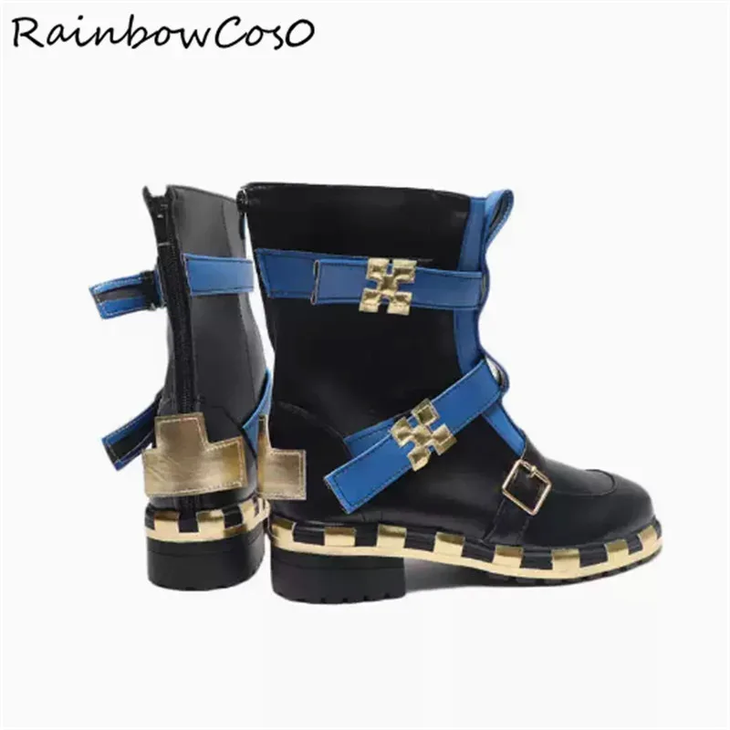 

qa156Kinich Genshin Impact Cosplay Shoes Boots Game Anime Halloween RainbowCos0 W4253