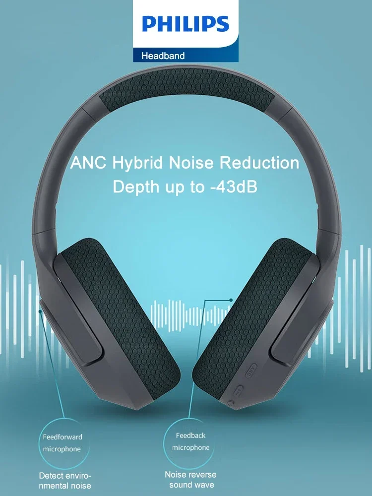 سماعات رأس لاسلكية ، بلوتوث ، سماعة أذن فوق الأذن ، ستيريو HiFi ، استعداد طويل ، ركض رياضي ، سماعة ميكروفون عالية الدقة ، جديدة