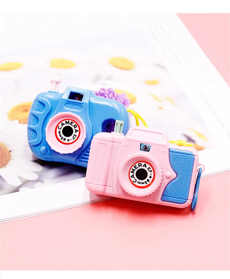 Children Movie Viewing Mini Camera Cartoon Fun Camera Gift Interactive Toy Parent-child Communication Photography Hobby Training