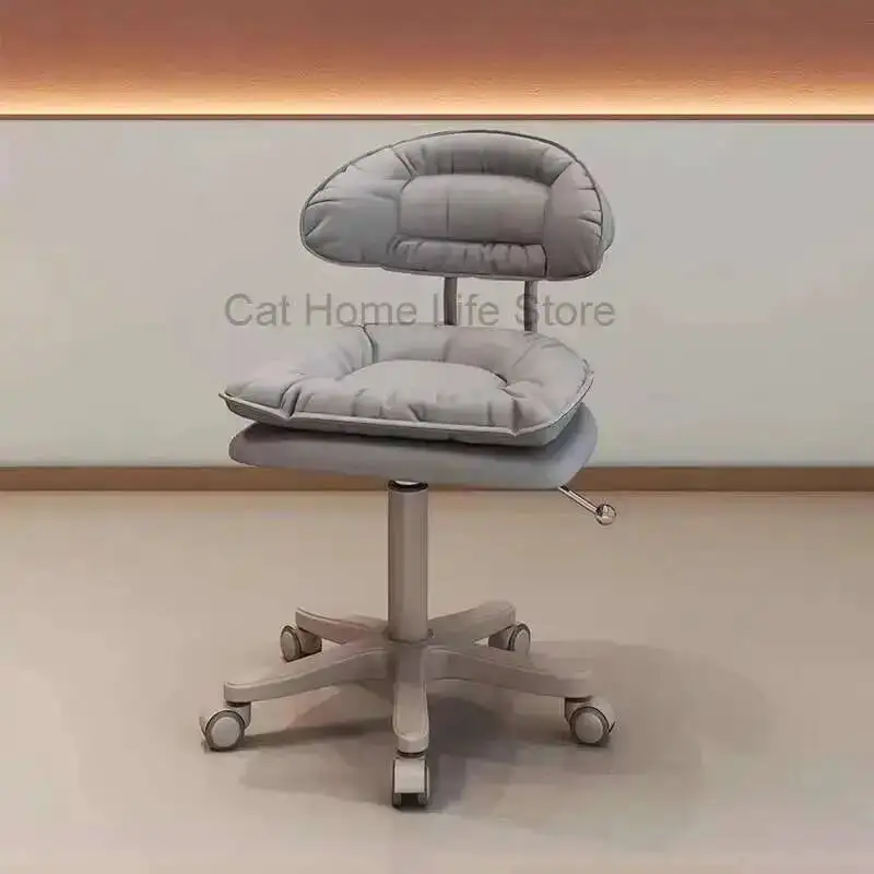 

Barber Vanity Hairdressing Chair Salon Ergonomic Pedicure Makeup Chair Tattoo Luxury Chaise Coiffeuse Aesthetic Tattoo Furniture