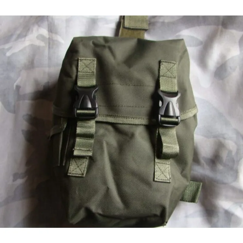 Tactical Leg Pouch Gas Mask Bag Molle Compatible Outdoor Military Style Utility Pack for Men Women Hiking Camping CS view 2