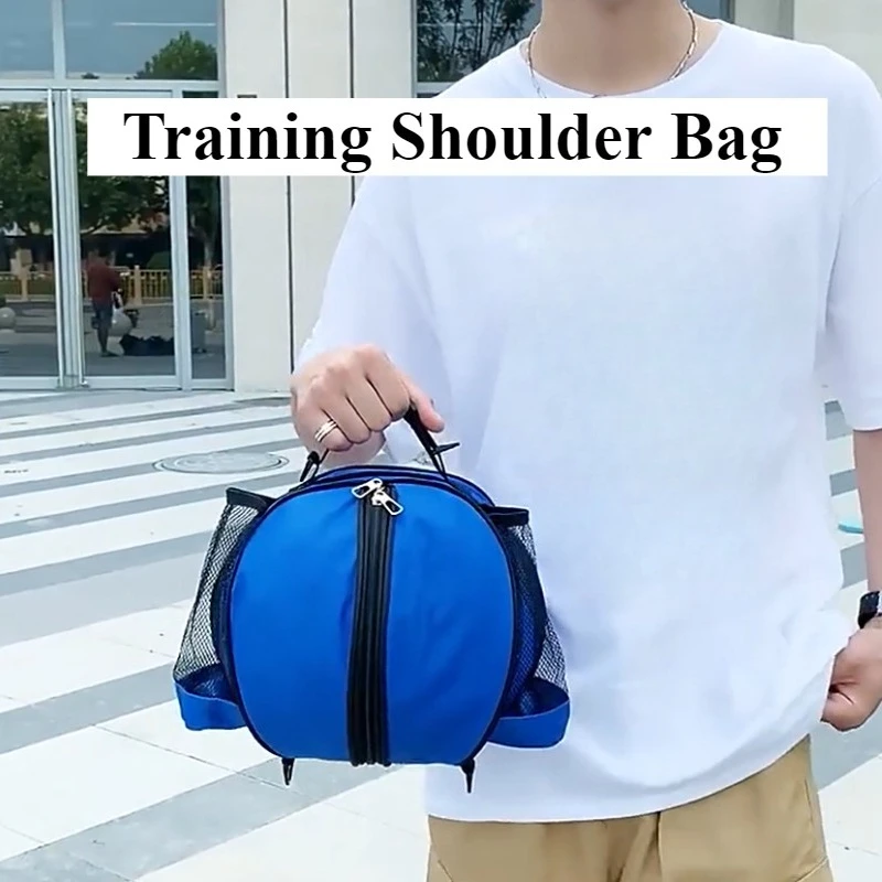 1pc Training bag Crossbody backpack for sports training for basketball, soccer and volleyball Convenient ball organizer bag