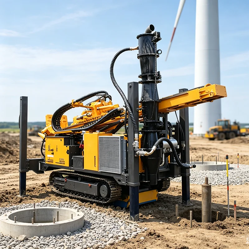 Multi-layer Stratum RC Drill Rig Reverse Circulation Drilling Rig Geological Sampling Boring Machine
