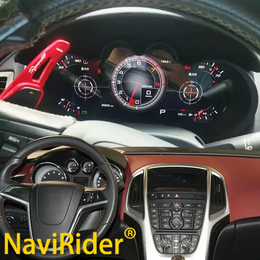 

Для Buick Excelle Opel Zafira Astra 2009-2014: ЖК-панель приборов, цифровая приборная панель, спидометр, виртуальный кокпит, тахометр