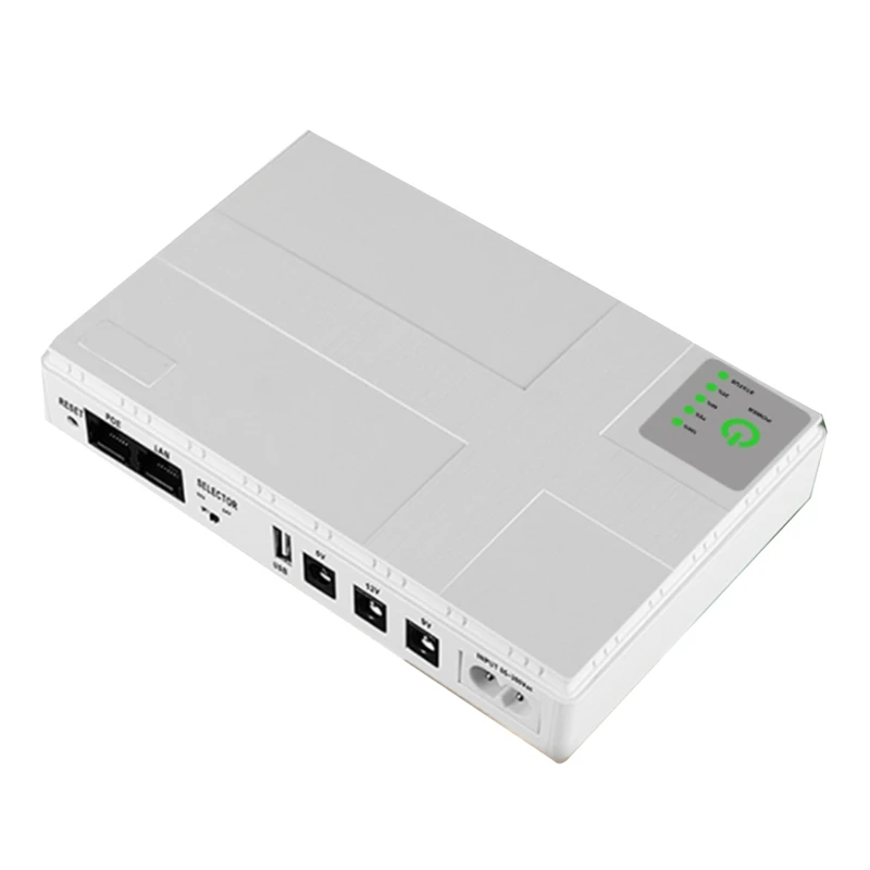 

5V 9V 12V Uninterruptible Power Supply Mini UPS POE 10400MAh Battery Backup for WiFi Router CCTV(EU Plug)