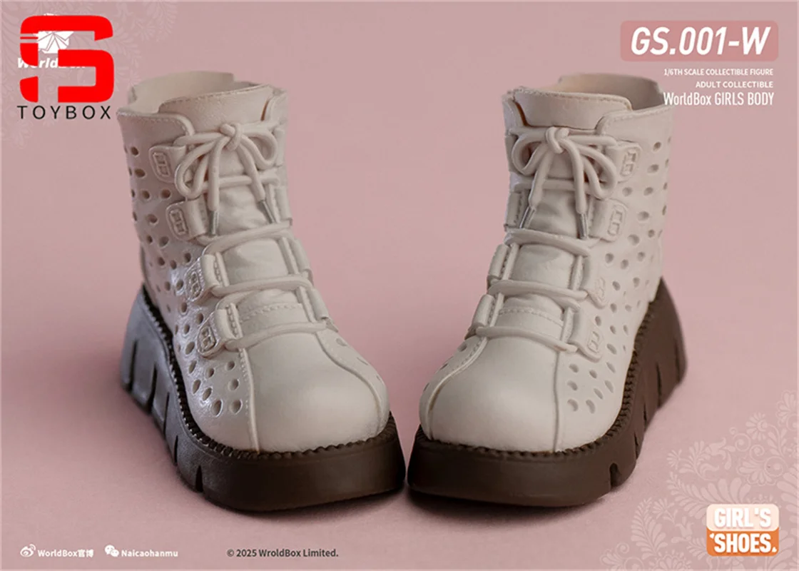 Worldbox GS001 GS002 1/6 Schaal Laarzen Sneakers Effen Schoenen Model Fit 12 ''Vrouwelijke Action Figure Body Poppen